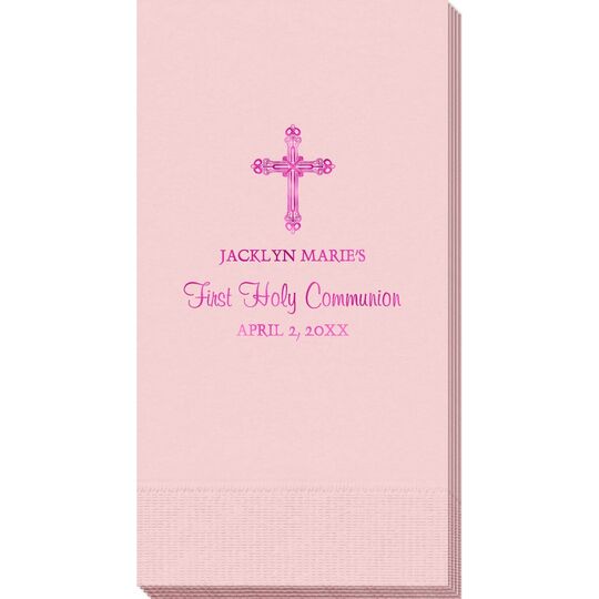 Religious Cross Guest Towels